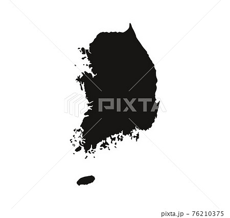 地図 朝鮮 ソウル イラストのイラスト素材