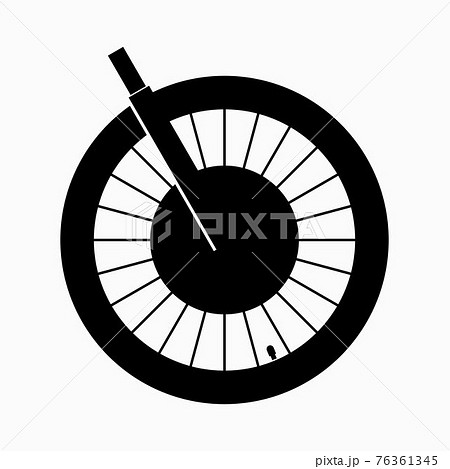 タイヤ 前輪 イラスト バイクのイラスト素材