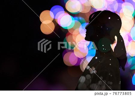 合成イメージ 韓国人の写真素材