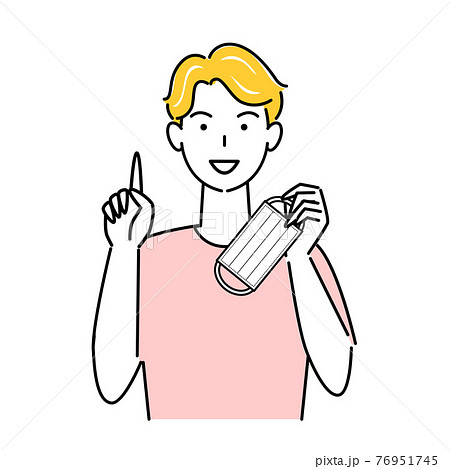 男性 ポーズ 指差し 指すの写真素材