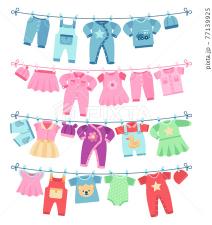 ベビードレスのイラスト素材