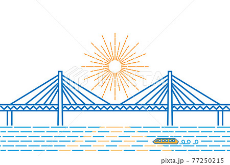 横浜ベイブリッジのイラスト素材 - PIXTA