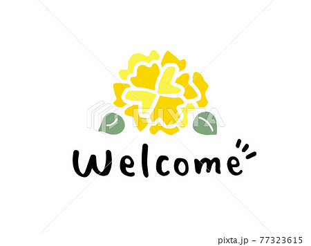 Welcomeのイラスト素材