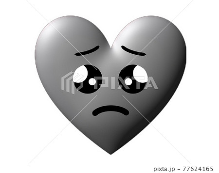 失恋 キャラクターの写真素材