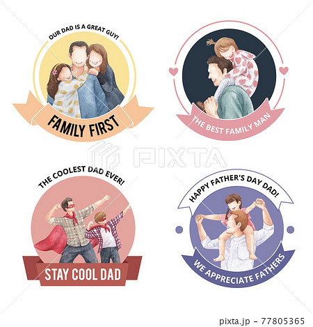 ファミリー 家庭 家族 ロゴのイラスト素材