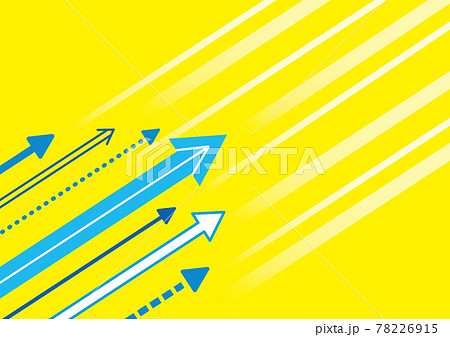 スピード 矢印 勢い イラストのイラスト素材