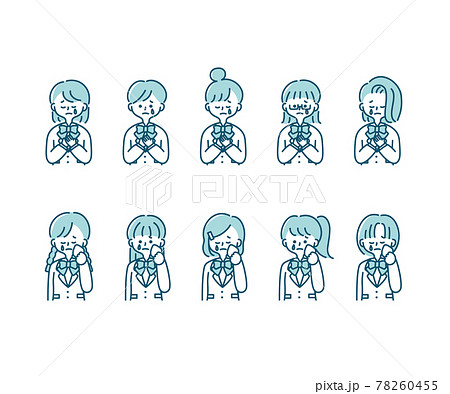 切ない イラスト 悲しいのイラスト素材