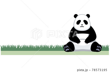 パンダ 中国のイラスト素材