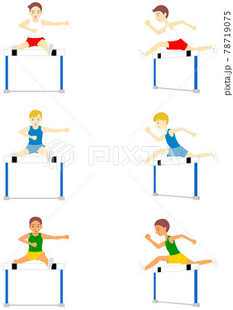 短距離走 陸上のイラスト素材 短距離走 陸上のイラスト素材