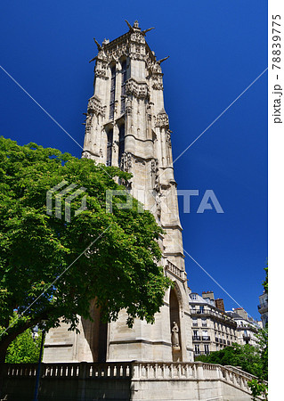 サンジャック塔の写真素材