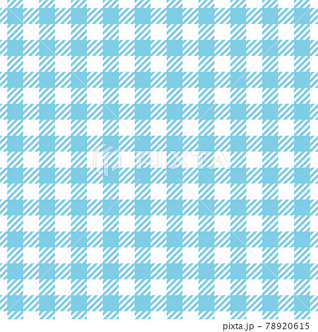 ギンガムチェック 模様 水色 ギンガム 壁紙の写真素材