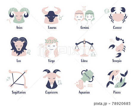 さそり座 マーク のイラスト素材