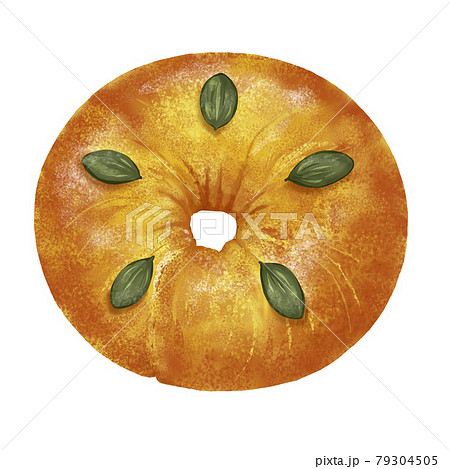 ベーグルのイラスト素材