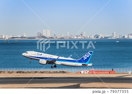 Ana 飛行機の写真素材