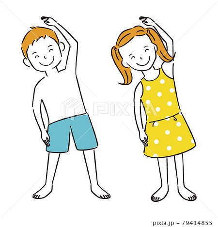 子供水着のイラスト素材