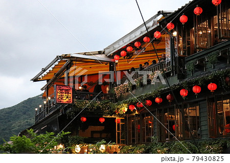 千と千尋の神隠し 町並みの写真素材