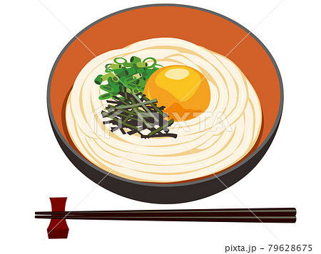 ベクター 讃岐うどん 麺類 うどんのイラスト素材