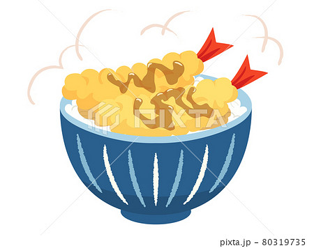 天丼のイラスト素材