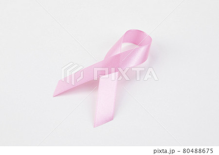 Directly above shot of breast cancer awareness pink ribbons