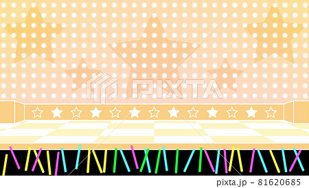 背景 アイドルステージ のイラスト素材