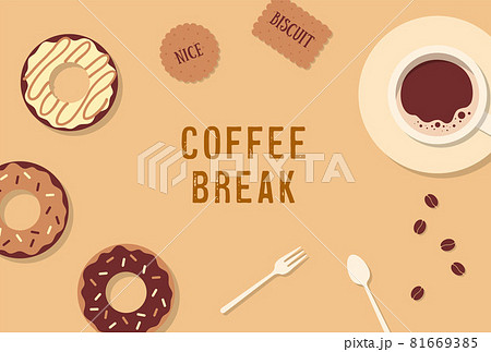 壁紙 かわいい 可愛い コーヒーのイラスト素材