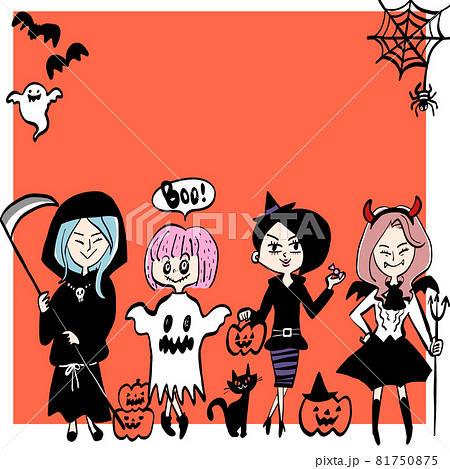 かわいい死神のイラスト素材