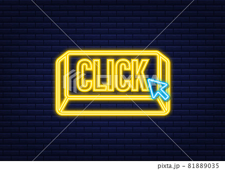 指型カーソルのイラスト素材