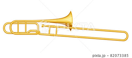 トロンボーン 金管楽器の写真素材