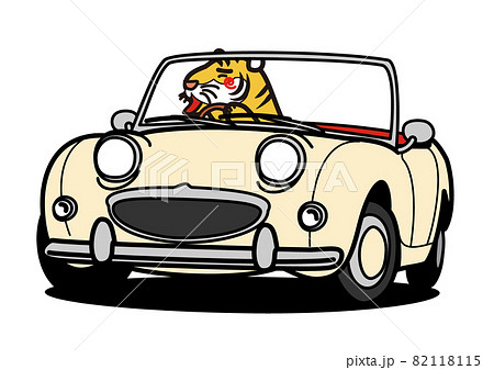 オープンカーのイラスト素材集 ピクスタ
