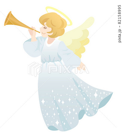 天使 エンジェル 笛 イラストのイラスト素材 - PIXTA