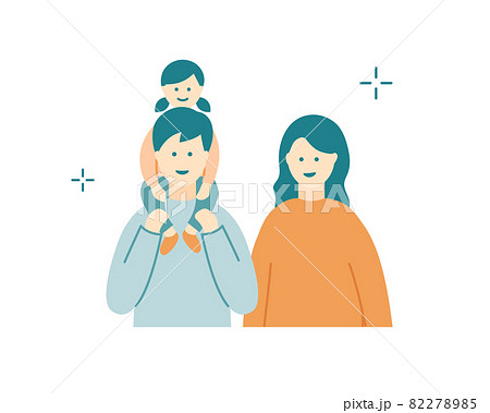 おんぶのイラスト素材集 ピクスタ