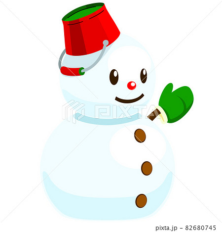 スノーマンのイラスト素材