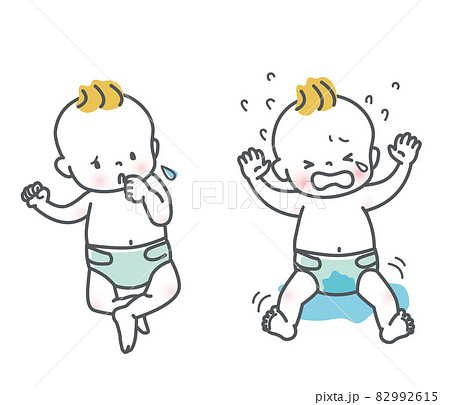 育児疲れのイラスト素材