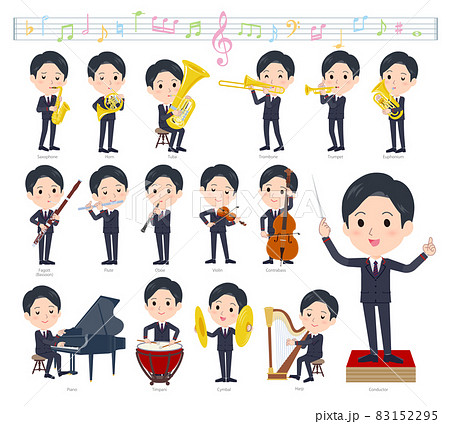 オーケストラのイラスト素材集 ピクスタ