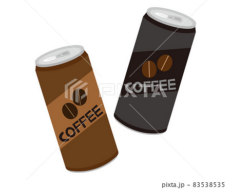 缶コーヒーのイラスト素材