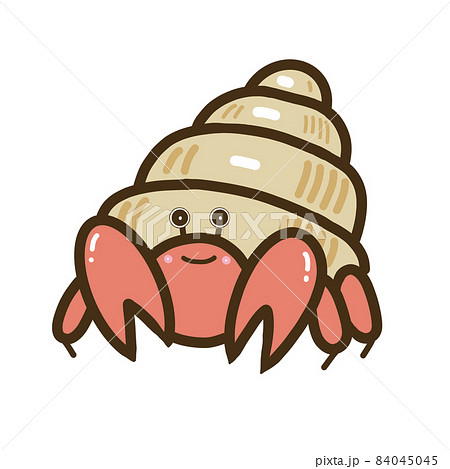ヤドカリのイラスト素材集 ピクスタ