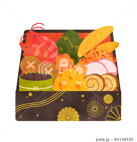 おせち 正月料理のイラスト素材集 ピクスタ