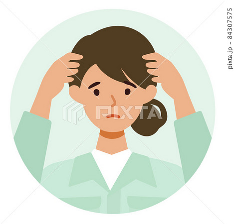 わからない 表情 考える 顔のイラスト素材 わからない 表情 考える 顔のイラスト素材