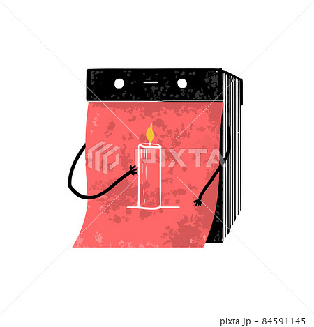 バースデー 誕生日 カレンダー 暦のイラスト素材