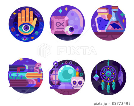 ルーン石碑のイラスト素材