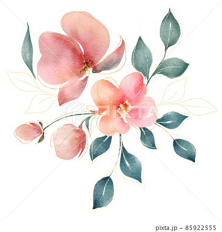 点描画のイラスト素材