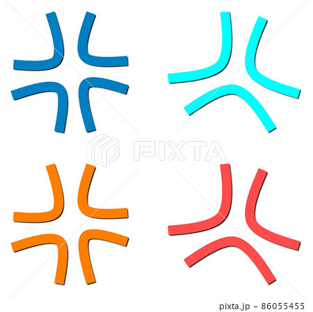 激怒 マークのイラスト素材