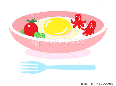 たこさんウインナーのイラスト素材