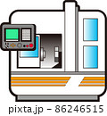 工作機械 Nc旋盤のイラスト素材