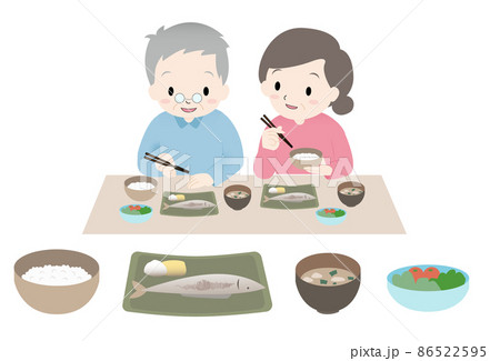 食事療法のイラスト素材