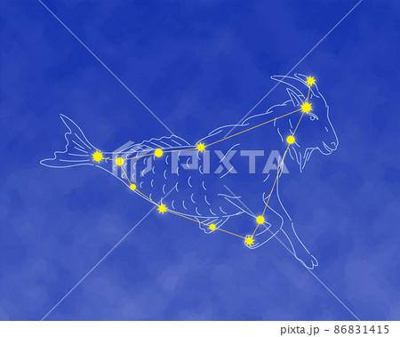 星座 山羊座 イラスト ヤギのイラスト素材