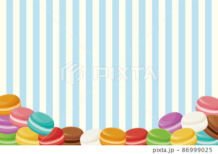 スイーツ 洋菓子 壁紙 模様のイラスト素材