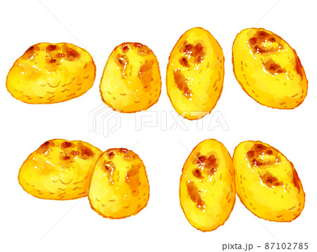 スイートポテトのイラスト素材