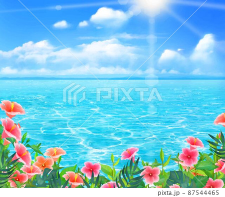 爽やか 夏 デザインのイラスト素材 爽やか 夏 デザインのイラスト素材