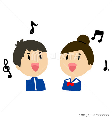 合唱コンクール 音楽会 のイラスト素材集 ピクスタ